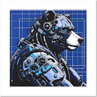 Cyborg Bear Posters and Art